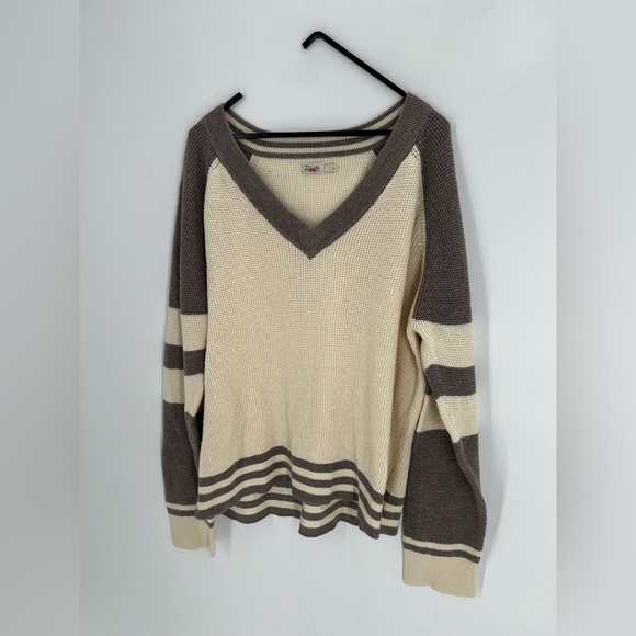 Faherty Throwback V-Neck Waffle Knit Cashmere Blend Sweater In Fenway - Picture 3 of 7
